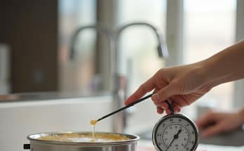 Postazione professionale con scaldacera e termometro per verificare la temperatura della cera depilatoria